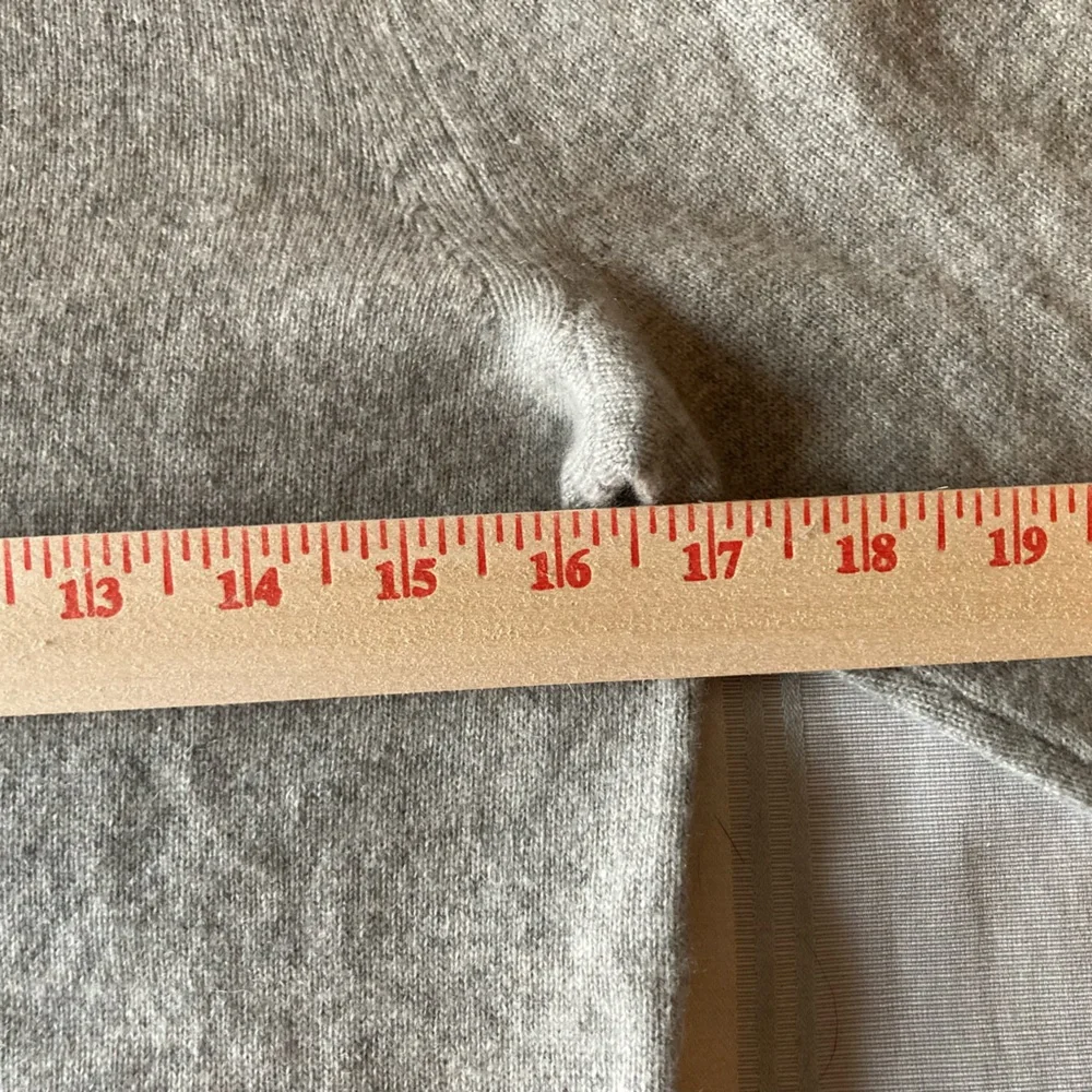 J. Crew Light Gray Crewneck Cashmerr Sweater, Size Small - Picture 4 of 5